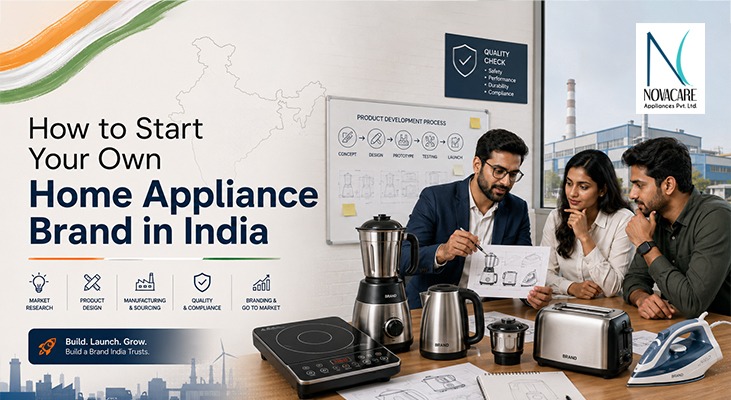 How to start a home appliance brand in India with Novacare Appliances